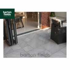 Bradstone Aspero Porcelain Paving in Silver Grey - 3 Size Patio Pack of 18.36m2