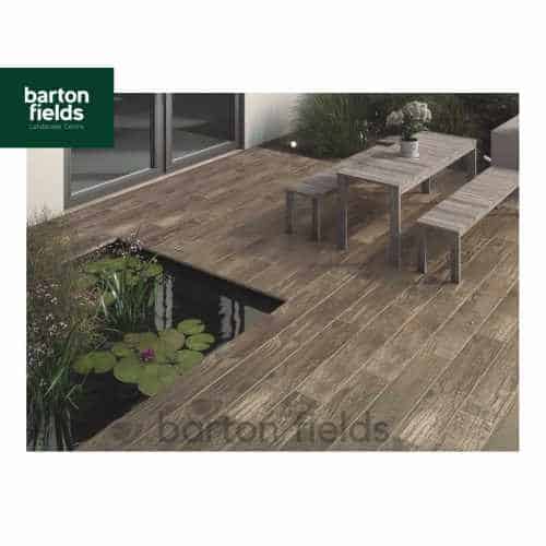 Bradstone Madera Antigua Oak Porcelain Paving - Patio Pack of 19.44m2