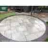 Bradstone Arenaria 3 Size Porcelain Paving in Dark Grey - Patio Pack of 18.36m2