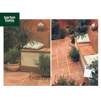 Terracotta Floor Tiles 10m2 Patio Pack - Mixed Sizes