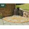 Bowland Lakeland Star Patio Paving Feature in Cumbrian Slate/Gold - 2.4mtr x 2.4mtr (5.76m2)