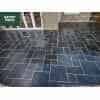 Natural Sawn Edge 4 Mixed Size Limestone Paving in Black: Sold Per Square Metre (m2)
