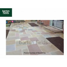 Natural Sandstone Paving, Forest Blend :  4 Size