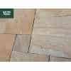 Natural Sandstone 4 Mixed Size Paving, Harvest Blend: Sold Per Square Metre (m2)