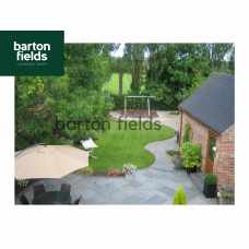 Indian Sandstone Paving, 4 Mixed Sizes in Kandla Grey: 19.5m2 Patio Pack
