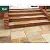 Natural Sandstone 4 Mixed Size Paving in Sahara Buff : Sold Per Square Metre (m2)