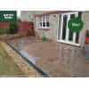 Natural Sandstone 2.7m Dia Circle Paving Feature - Forest Blend Colour