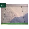 Natural Brazilian Slate Paving Tiles in Black:  Large Size; 800x800mm