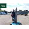 Undrilled Natural Lava Slate Stone Monolith: 2150mm High (Ref: SM102)