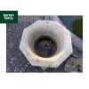 Gothic Font in Antique Cotswold Finish - Height 770mm