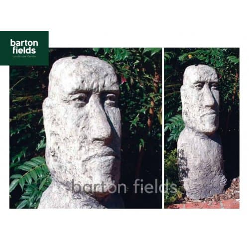 Large Moai Head in Antique Cotswold Finish - Height 910mm