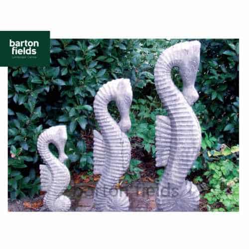 Seahorses in Antique Cotswold Finish - Set of 3