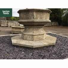 Natural Limestone 'Aged' Gothic Font