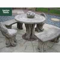 Woodland Patio Stone Furniture Set