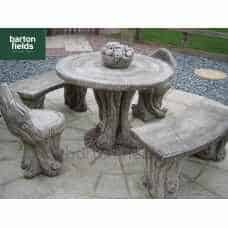 Woodland Patio Stone Furniture Set