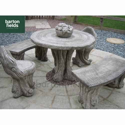 Woodland Patio Stone Furniture Set