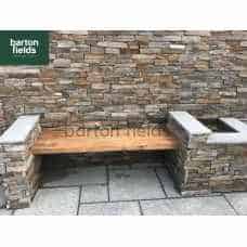 Natural Quartz Stone Cladding in Silver Colour - Per Square Metre (m2)