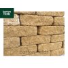 Tumbled Garden Walling Stone, 229x100x65mm Size Walling in Cotswold Buff Colour - Pack 5m2