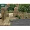 Tumbled Garden Walling Stone, 2 Size Walling Project Pack in Cotswold Buff Colour - Pack 5.2m2