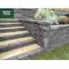 Graphite Granite Effect Reconstituted Garden Walling Pier Cap - 55x55x7.5cm