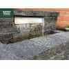 Graphite Granite Effect Reconstituted Garden Walling Pier Cap - 55x55x7.5cm
