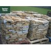 Natural Quartzite Drystone Walling in Golden Colour - Per Crate