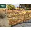 Natural Quartzite Drystone Walling in Golden Colour - Per Crate