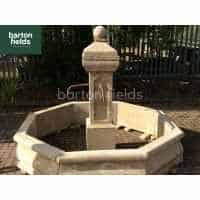 Natural Limestone Fountain - French Lyon Design: 2.3mtr Diameter