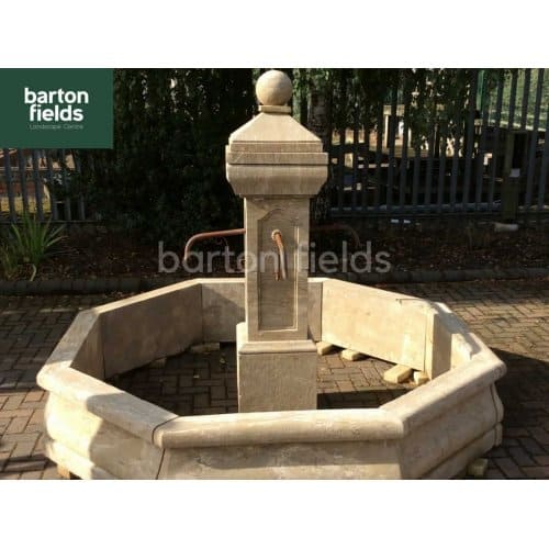 Natural Limestone Fountain - French Lyon Design: 2.3mtr Diameter