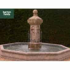 Natural Limestone Fountain - French Town Square Style: 3.5mtr Diameter