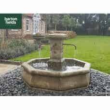 Natural Limestone Fountain - French Village Style: 1.7mtr Diameter