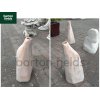 Natural Marble Monolith Water Feature, Pre-drilled : Pink / Grey, 420mm