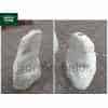 Natural White Marble Monolith Water Feature: Pre-Drilled - 400mm