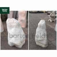 Natural White Marble Monolith Water Feature: Pre-Drilled - 400mm