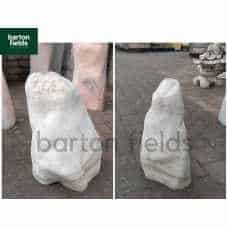 Natural White Marble Monolith Water Feature: Pre-Drilled - 400mm