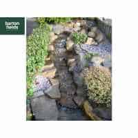 Waterfall Water Feature, The 'Rapids' Natural Stream Pre-Formed 3 Piece Resin Feature.