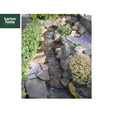 Waterfall Water Feature, The 'Rapids' Natural Stream Pre-Formed 3 Piece Resin Feature.