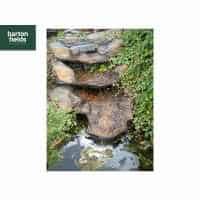 Waterfall Water Feature, The 'Victoria Falls' Natural Stream Pre-Formed 1 Piece Resin Feature.