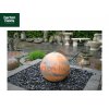 Natural Marble Pre-Drilled 50cm Dia Sphere in Sunset Colour - Complete Water Feature Kit