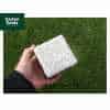 Granite Effect Shot Blast Cobbles, Silver 10cm x 10cm