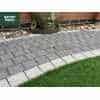 Granite Effect Shot Blast Cobbles, Silver 10cm x 10cm