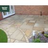 Natural Sandstone Cobbles, Forest  Blend - 10cm x 10cm