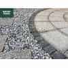 Natural Limestone Cobblestones, Black - 10cm x 10cm